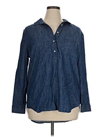 SONOMA life + style Long Sleeve Button-Down Shirt (view 1)