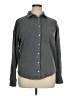 DONNI Tweed Gray Long Sleeve Button-Down Shirt Size XL (estimated) - photo 1