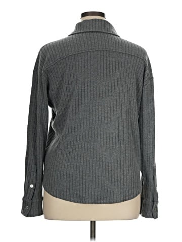 DONNI Long Sleeve Button-Down Shirt (view 2)