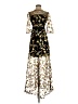 Unbranded 100% Polyester Floral Black Cocktail Dress Size XS - photo 1