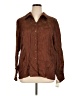 Due Per Due Brown Long Sleeve Blouse Size 16 - photo 1