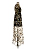 Unbranded 100% Polyester Floral Black Cocktail Dress Size XS - photo 4