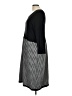 Studio One 100% Acrylic Chevron-herringbone Black Casual Dress Size L - photo 5