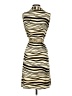 J. McLaughlin Stripes Tan Casual Dress Size S - photo 2