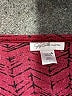 Jaclyn Smith Chevron-herringbone Burgundy Short Sleeve Turtleneck Size L - photo 7