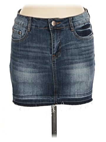 Dollhouse Denim Skirt (view 1)