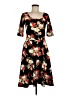 Lularoe Floral Black Casual Dress Size M - photo 1
