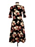 Lularoe Floral Black Casual Dress Size M - photo 2