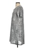Veronica M. Metallic Silver Casual Dress Size S - photo 5