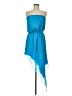Mason 100% Silk Blue Cocktail Dress Size 6 - photo 1