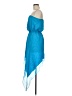 Mason 100% Silk Blue Cocktail Dress Size 6 - photo 5