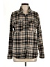 O'Neill 100% Polyester Plaid Brown Fleece Size M - photo 1