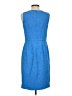 Ann Taylor Tweed Blue Cocktail Dress Size 4 - photo 2