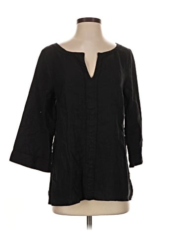 Three Dots 3/4 Sleeve Blouse (view 1)