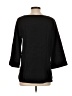 Three Dots 100% Linen Black 3/4 Sleeve Blouse Size S - photo 2