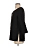 Three Dots 100% Linen Black 3/4 Sleeve Blouse Size S - photo 5
