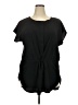 Ann Taylor 100% Polyester Black Short Sleeve Blouse Size XXL - photo 1