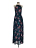 Everly 100% Polyester Floral Blue Casual Dress Size S - photo 1