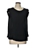 Ann Taylor LOFT 100% Polyester Black 3/4 Sleeve Blouse Size L - photo 1