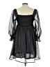 Blu Pepper 100% Polyester Black Cocktail Dress Size L - photo 2