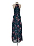 Everly 100% Polyester Floral Blue Casual Dress Size S - photo 2