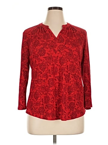 Liz Claiborne 3/4 Sleeve Blouse (view 1)