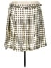 J.Crew 100% Viscose Print Gray Casual Skirt Size 10 - photo 1
