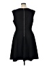 Relativity Solid Black Casual Dress Size XL - photo 2