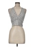 21 Saints Gray Silver Sleeveless Blouse Size M (estimated) - photo 1