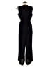 Ellen Tracy Solid Black Jumpsuit Size L - photo 2
