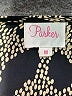 Parker 100% Silk Gold Black Romper Size M - photo 7