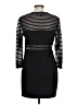 Lulus Stripes Black Casual Dress Size L - photo 2