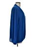 Violet & Claire 100% Polyester Blue Long Sleeve Blouse Size L - photo 4