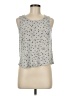 Willi Smith 100% Linen Silver Tank Top Size M - photo 1
