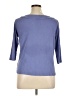 Rafaella Blue 3/4 Sleeve Top Size XL - photo 2