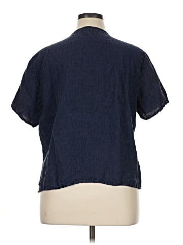 Flax Short Sleeve Top (view 2)