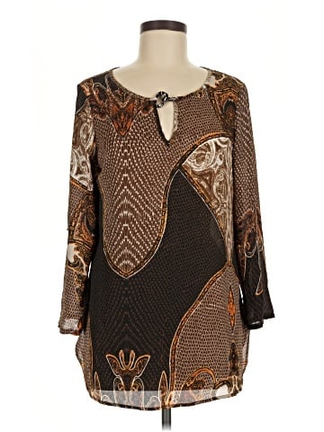 Cato 3/4 Sleeve Blouse (view 1)