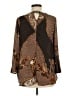 Cato 100% Polyester Brown 3/4 Sleeve Blouse Size M - photo 2