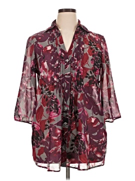Daisy Fuentes 3/4 Sleeve Blouse