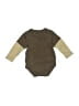 John Deere Graphic Brown Long Sleeve Onesie Size 3-6 mo - photo 2