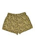 Rusty 100% Rayon Animal Print Yellow Shorts Size L - photo 2