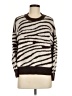 Main Strip Animal Print Brown Pullover Sweater Size M - photo 1