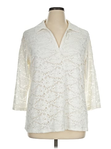 INC International Concepts 3/4 Sleeve Blouse (view 1)