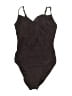 Miraclesuit Solid Brown One Piece Swimsuit Size 14 - photo 1