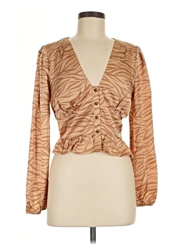 Lost + Wander Long Sleeve Blouse (view 1)