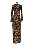 Thalia Sodi Animal Print Brown Casual Dress Size XS - photo 2
