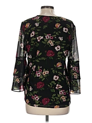 Karl Lagerfeld Paris 3/4 Sleeve Blouse (view 2)