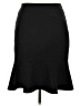 Worthington Solid Black Formal Skirt Size 14 - photo 1