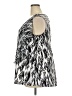 Avenue Animal Print Argyle Black Silver Sleeveless Blouse Size 18 Plus - photo 5