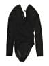Topshop 100% Polyester Black Bodysuit Size 8 - photo 1